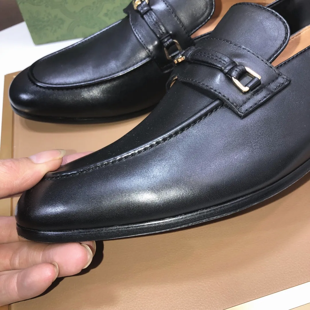 Men's shoes 💰580💰[GUCCI—Gucci] The latest high-end version of Gucci. Official website new model. Available at the same time at counters, the uppers are made of original cowhide imported from Italy/matched with the original special material splicing design concept; "highlight, high-end, grade, extravagance" and exquisite workmanship (original mesh fabric) sole: original factory special outsole size (38-45) (custom-made 45 non-returnable)